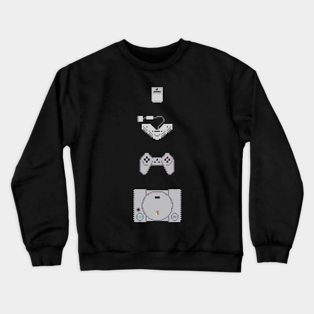 Pixelstation Crewneck Sweatshirt by Jadderman